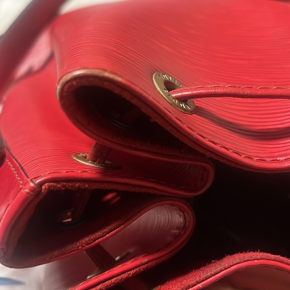 “LOUIS VUITTON” EPI LEATHER BUCKET BAG NOE - Picture 13 of 16
